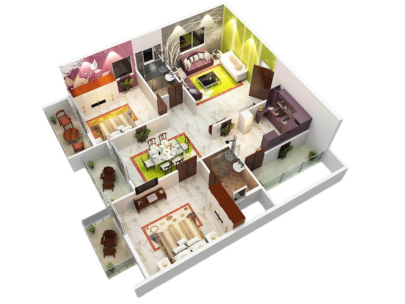 2 BHK Interior