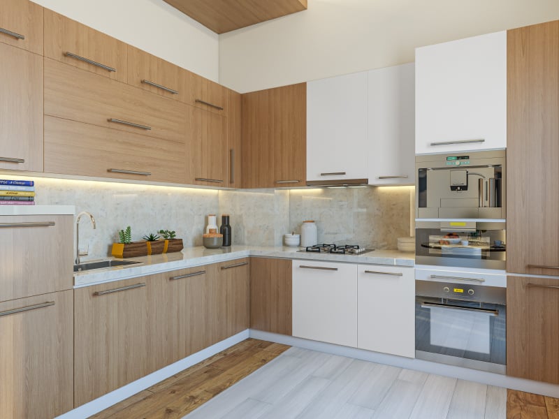 L-Shaped Modular Kitchen