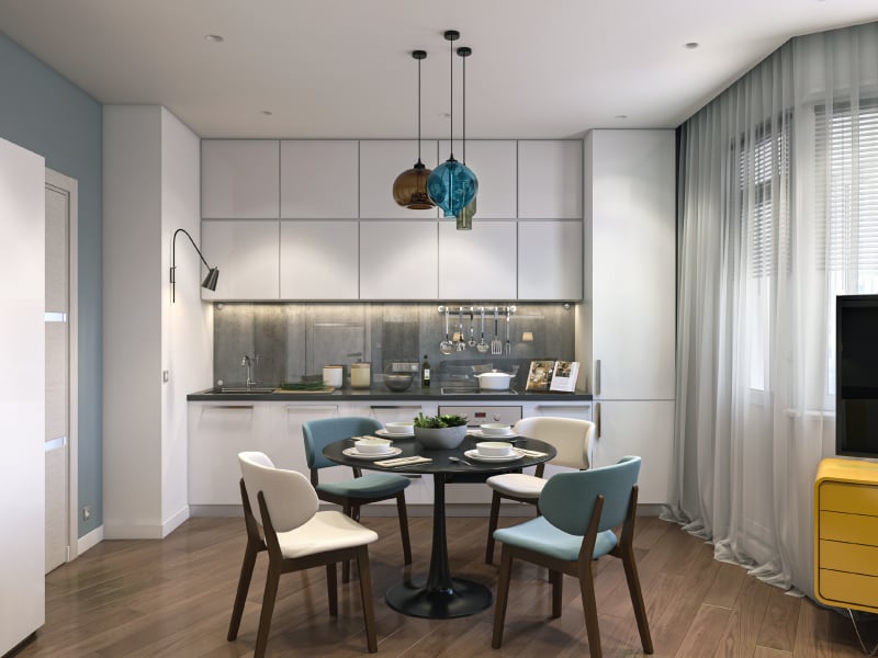 Straight Modular Kitchen